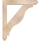 Ekena Millwork Funston Arts and Crafts Smooth Bracket w/ Offset Brace, Douglas Fir, 5 1/2"W x 30"D x 34"H BKT0604X30X34FST03SDF - alternate 3
